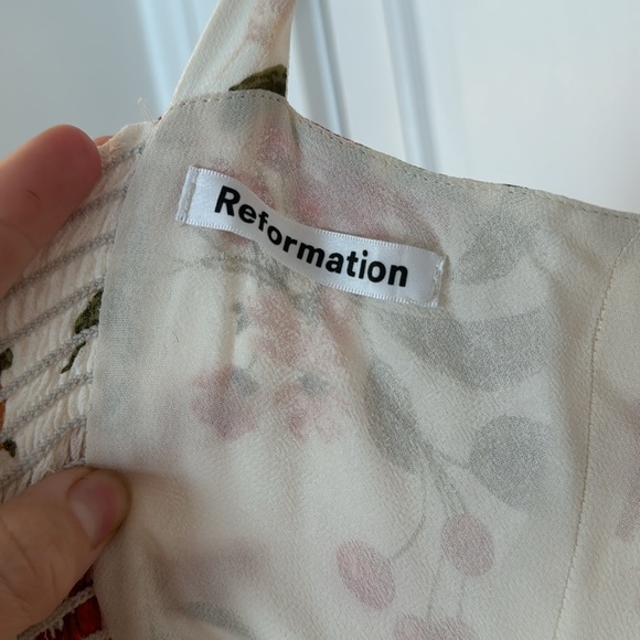 Reformation Niara Mini Dress in Fruity size 4 - Picture 5 of 8